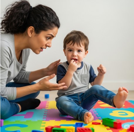 [Seseorang sedang mengikuti tes psikologi]